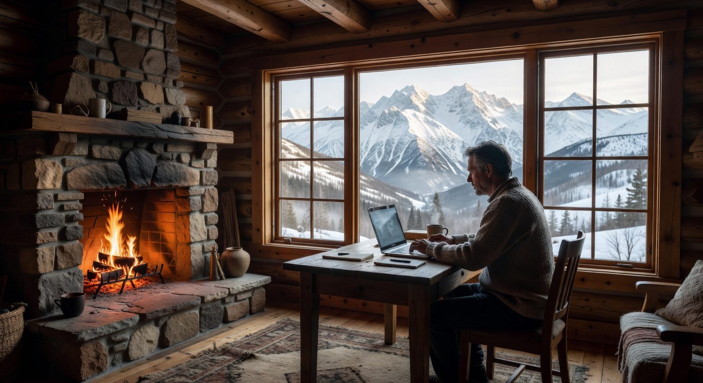 Mountain cabin work